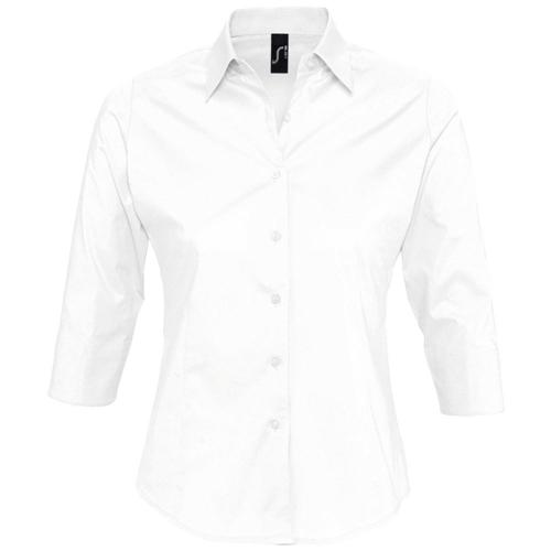 Рубашка женская с рукавом 3/4 Effect 140 белая, размер XS