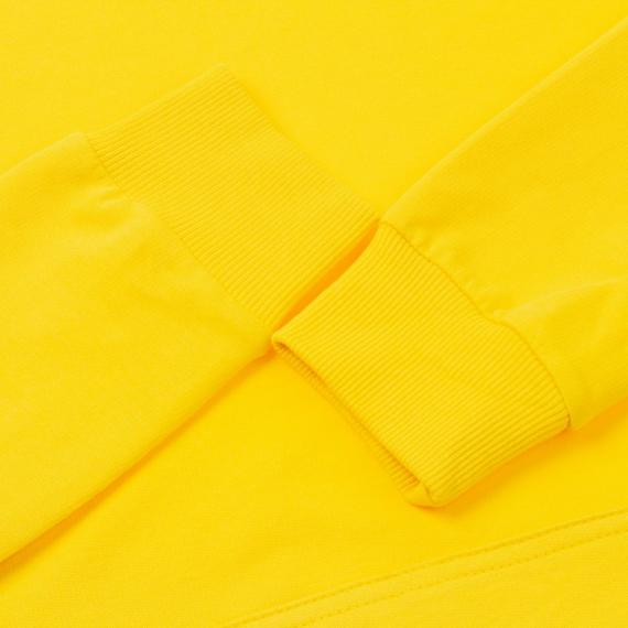 Толстовка с капюшоном Unit Kirenga желтая, размер 4XL