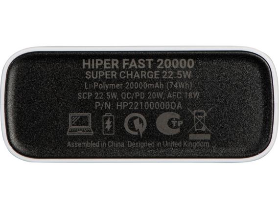 Портативный внешний аккумулятор «FAST», 20000 mAh