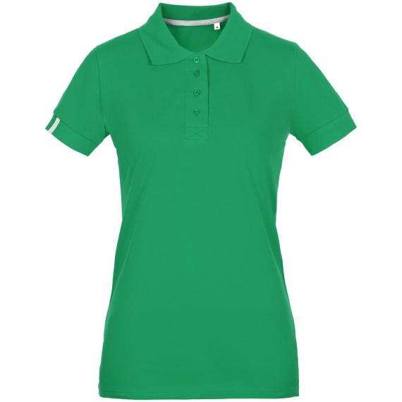 Рубашка поло женская Virma Premium Lady, зеленая, размер S