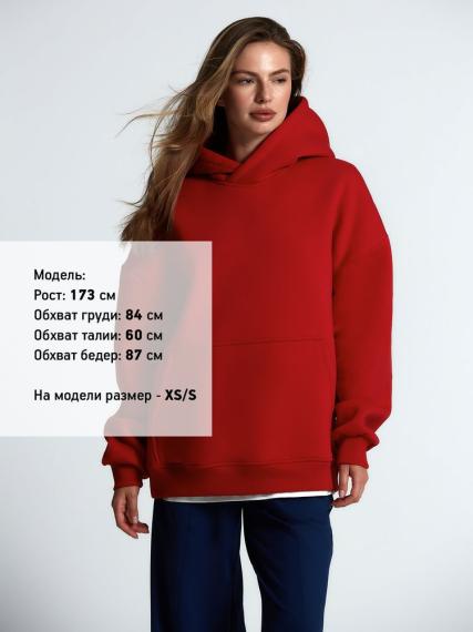 Худи Kulonga Oversize, красное, размер M/L