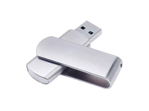 USB 2.0- флешка на 32 Гб матовая поворотная