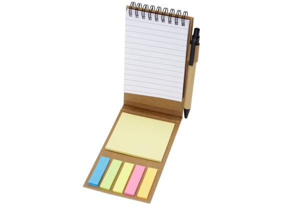 Блокнот «Flipper» со стикерами и шариковой ручкой