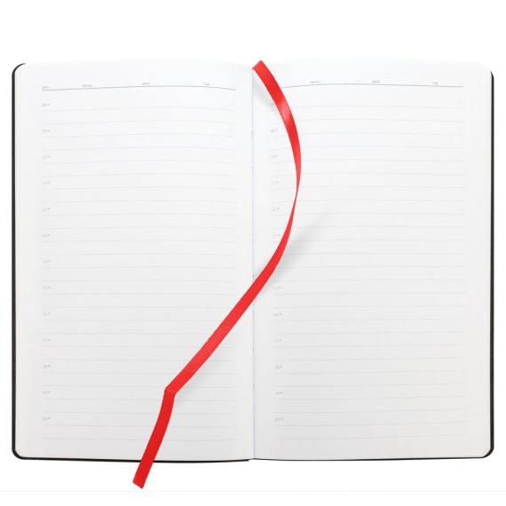 Ежедневник Knit, недатированный, красный