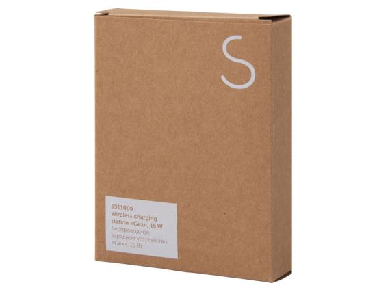 Беспроводное зарядное устройство «Gex», 15 Вт