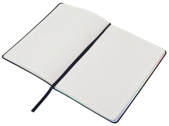 Блокнот А5 в гибкой обложке «Fellini» с голографическим срезом