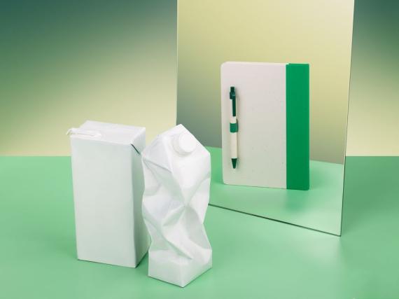 Ручка шариковая MilkMake, зеленая