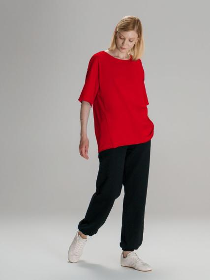 Футболка оверсайз унисекс Vozduh, красная, размер XS/S