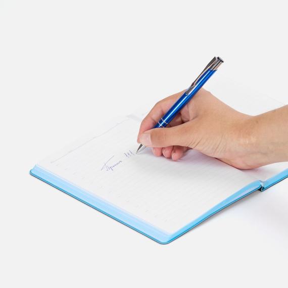 Ручка шариковая Keskus, ярко-синяя