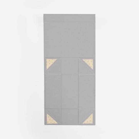 Коробка складная Quadra Fold, серая