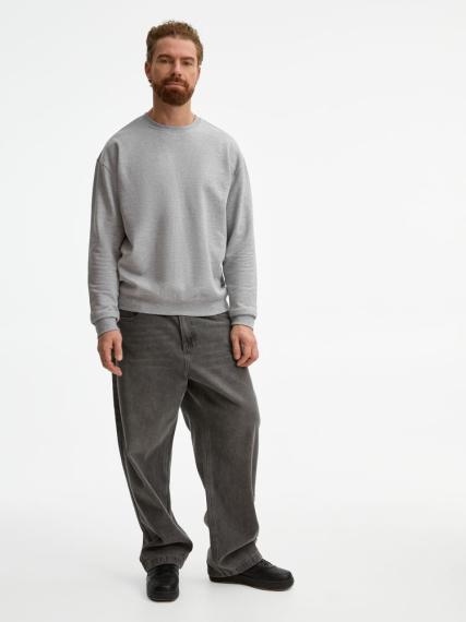 Свитшот унисекс Columbia, серый меланж, размер L