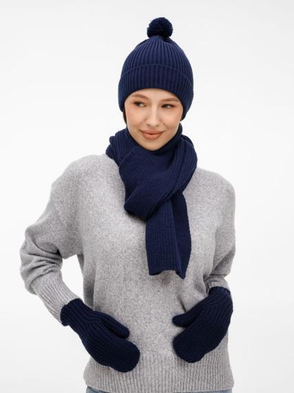 Варежки Catch Match, темно-синие, размер S/M