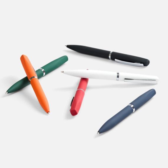 Ручка шариковая Bolt Soft Touch, синяя