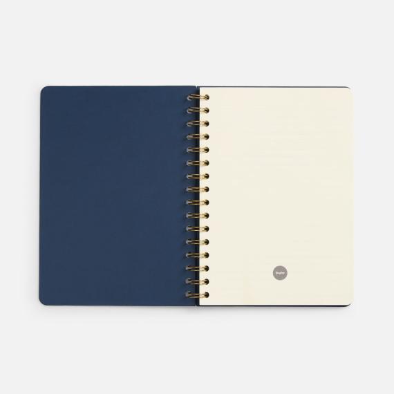 Ежедневник Spiral, недатированный, синий