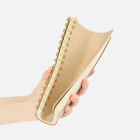 Ежедневник Spiral, недатированный, бежевый