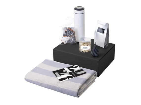 Подарочный набор «Re:Warm» с пледом, термосом и свечой