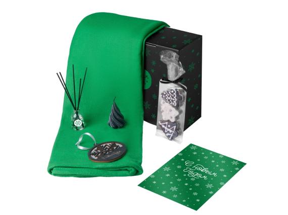 Подарочный набор «Re:Home» с пледом, свечой и диффузором