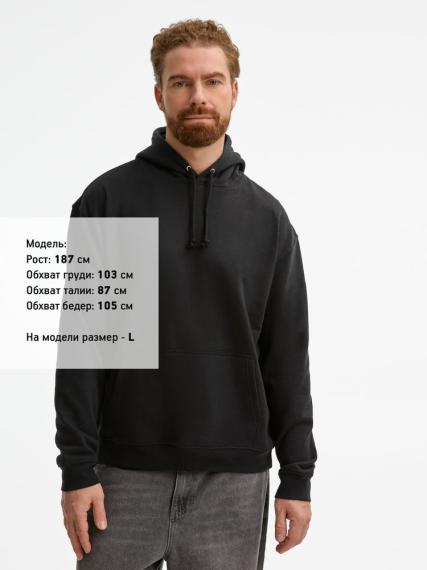 Худи унисекс Condor, черное, размер 5XL