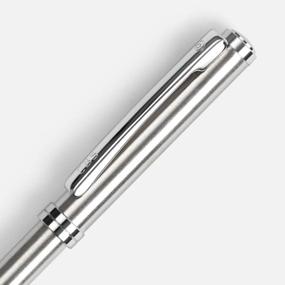 Ручка шариковая Delgado, серебристая