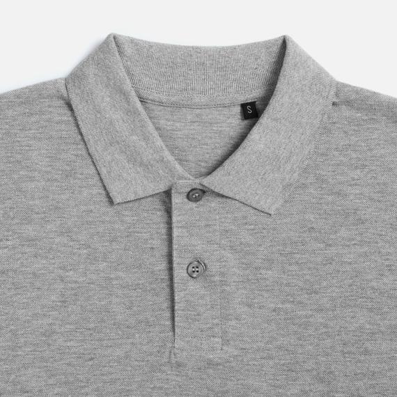 Рубашка поло унисекс Pulse, серый меланж, размер 4XL