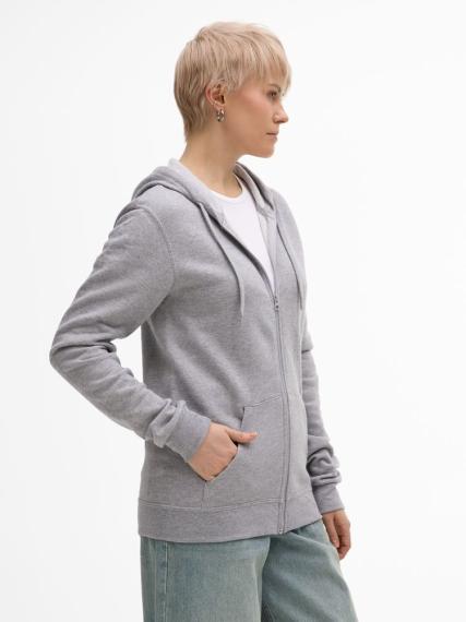 Толстовка унисекс Stone серый меланж, размер L