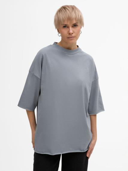 Футболка унисекс T1, серая, размер M/L