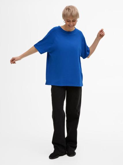 Футболка унисекс T2, синяя, размер XL/XXL