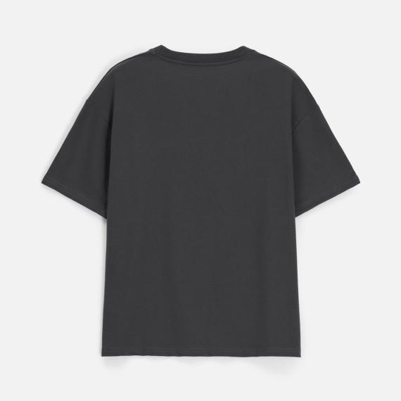 Футболка унисекс Durington, темно-серая (графит), размер XS/S