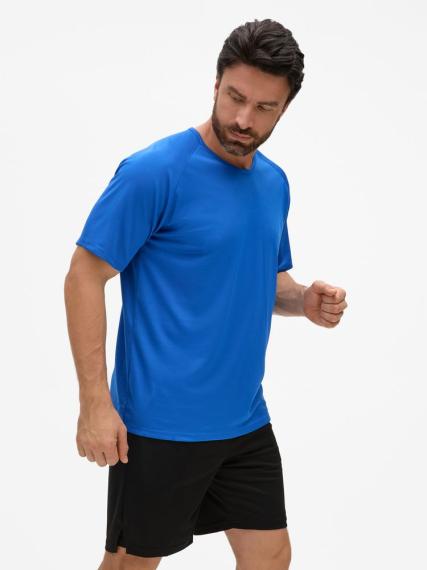 Футболка унисекс Sporty 140 ярко-синяя, размер XS