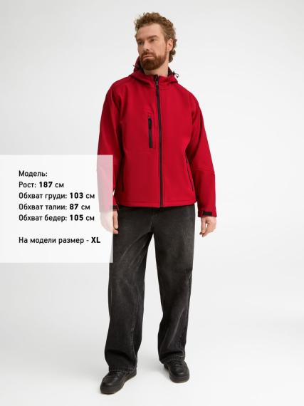 Куртка мужская с капюшоном Replay Men 340, красная, размер XS