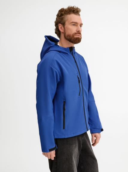 Куртка мужская с капюшоном Replay Men 340, ярко-синяя, размер 3XL