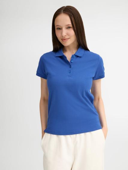 Рубашка поло женская People 210 ярко-синяя (royal), размер M