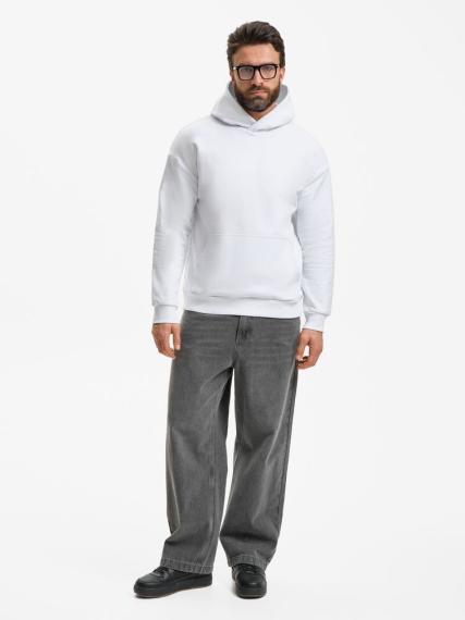 Худи унисекс оверсайз Daylero, белое, размер XS/S