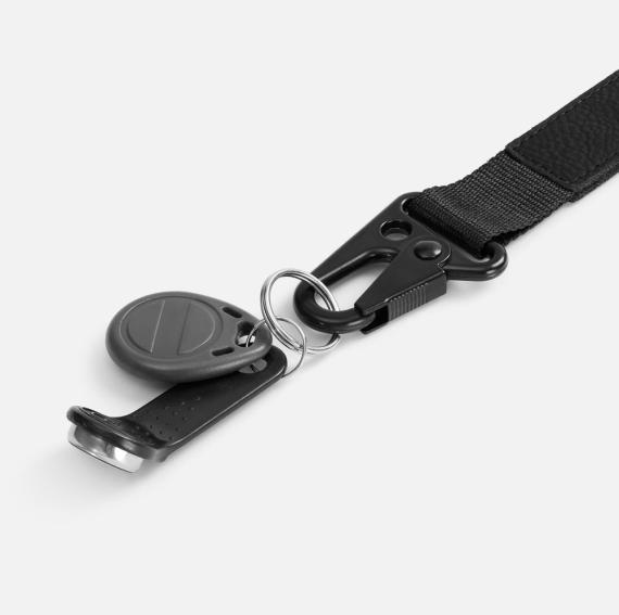 Брелок с карабином Manlig, черный