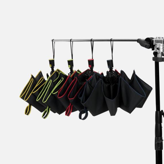 Зонт складной Edgeline, темно-синий