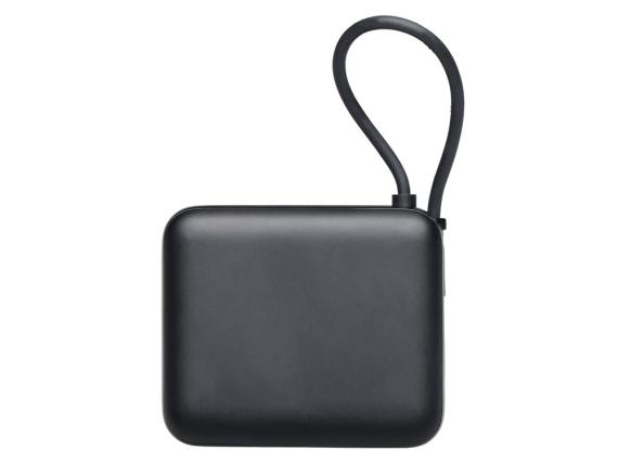 Внешний аккумулятор со встроенным кабелем «Liri», QC/PD, 10000 мАч