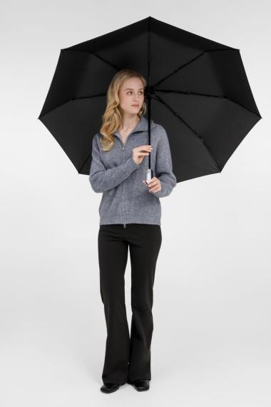 Зонт складной Fiber, темно-синий