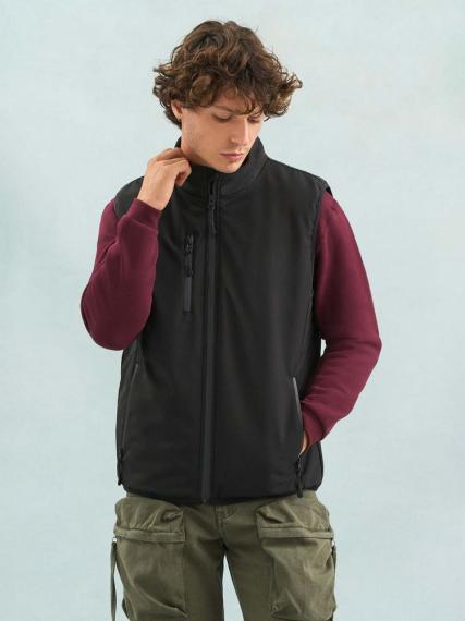 Жилет софтшелл унисекс Falcon BW, синий, размер XS