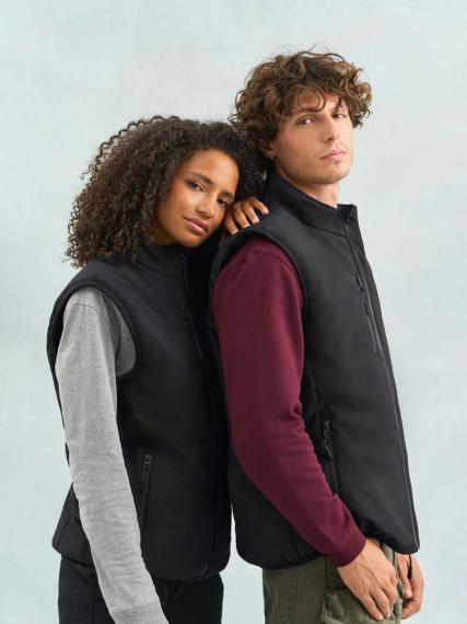 Жилет софтшелл унисекс Falcon BW, синий, размер XS