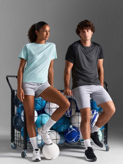 Футболка спортивная унисекс Vortex, черная, размер M