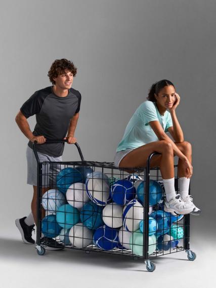 Футболка спортивная унисекс Vortex, черная, размер M