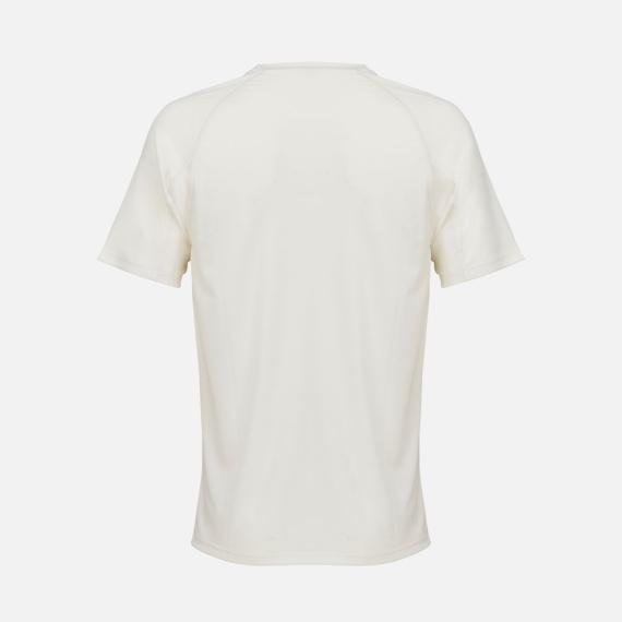 Футболка спортивная унисекс Vortex, молочно-белая, размер L