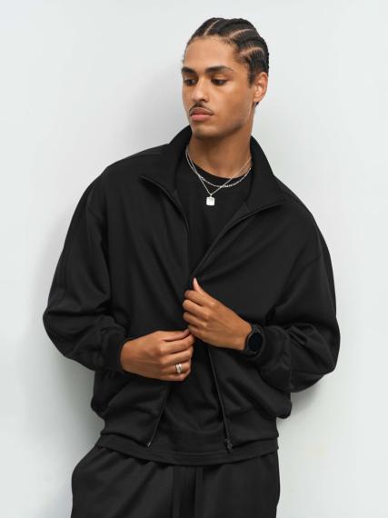 Куртка спортивная Junior, черная, размер S