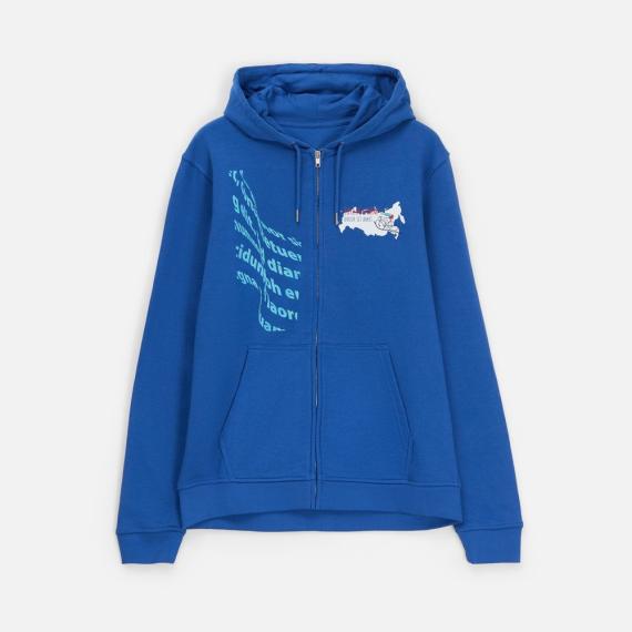 Толстовка унисекс Calipso, ярко-синяя (royal), размер XXL