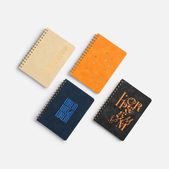 Ежедневник Spiral, недатированный, бежевый