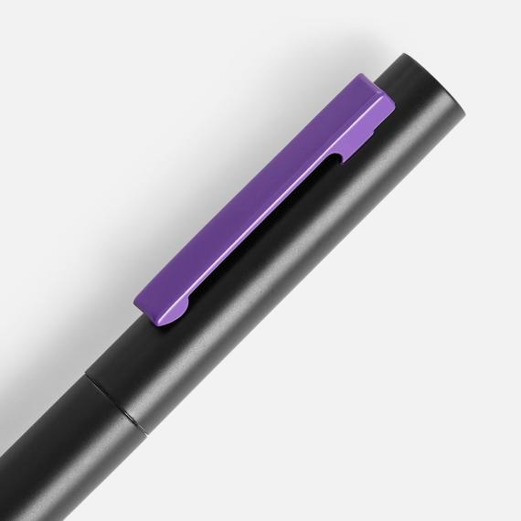 Ручка шариковая Inkolor, черная с фиолетовым