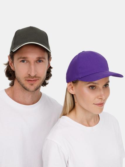 Бейсболка Long Beach, хаки с бежевым