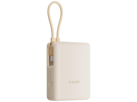 Внешний аккумулятор со встроенным кабелем Xiaomi Power Bank (Integrated Cable), 10000 мАч