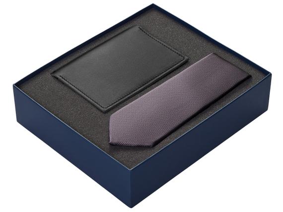 Подарочный набор Long River: обложка для паспорта, галстук