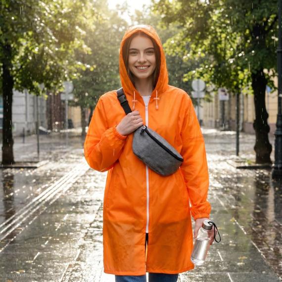 Дождевик Rainman Zip, серый, размер S